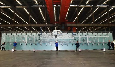 球速超白超大玻璃在北京城市副中心图书馆应用